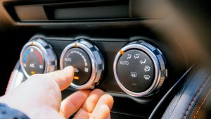 Image should inside climate control of vehicle
